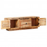 Szafka pod TV, 120x30x40 cm, surowe drewno mango