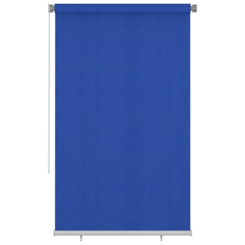 Roleta zewnętrzna, 140x230 cm, niebieska, HDPE