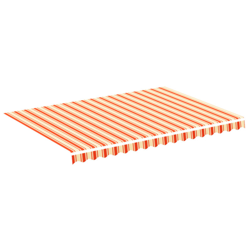 Zapasowa tkanina na markizę, żółto-pomarańczowa, 3,5x2,5 m