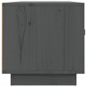 Szafka pod TV, szara, 80x34x35 cm, lite drewno sosnowe