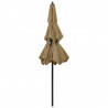 3-poziomowy parasol na aluminiowym słupku, taupe, 2,5 m