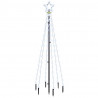Choinka z kołkiem gruntowym, 108 zimnych białych LED, 180 cm