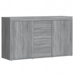 Szafka, szary dąb sonoma, 120x36x69 cm, materiał drewnopochodny
