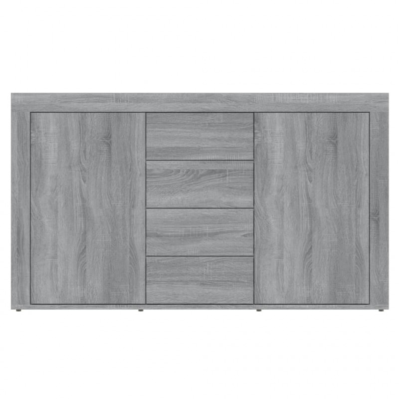 Szafka, szary dąb sonoma, 120x36x69 cm, materiał drewnopochodny