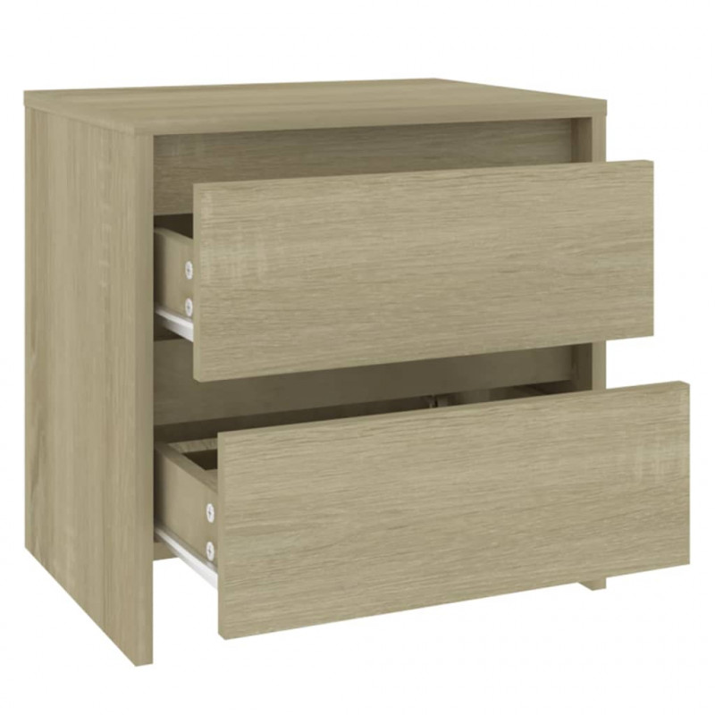 Szafka nocna dąb sonoma 45x34,5x44,5 cm materiał drewnopochodny