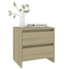Szafka nocna dąb sonoma 45x34,5x44,5 cm materiał drewnopochodny