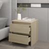 Szafka nocna dąb sonoma 45x34,5x44,5 cm materiał drewnopochodny