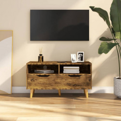 Szafka pod TV, przydymiony dąb, 90x40x48,5 cm