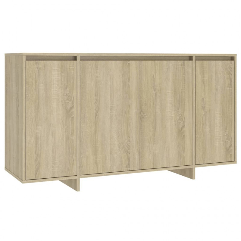 Szafka, dąb sonoma, 135x41x75 cm, materiał drewnopochodny