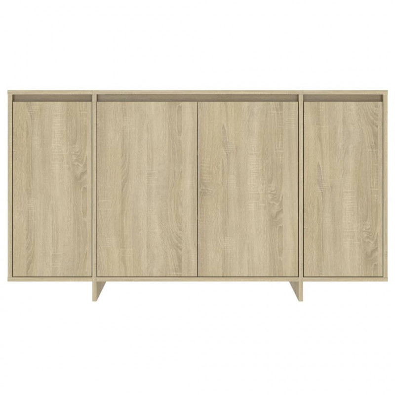 Szafka, dąb sonoma, 135x41x75 cm, materiał drewnopochodny