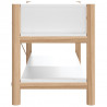 Szafka pod TV, biała, 82x38x45 cm, materiał drewnopochodny
