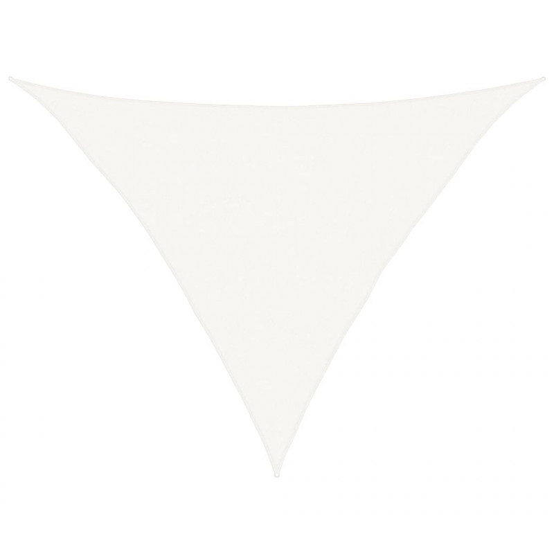 Żagiel przeciwsłoneczny, 160 g/m², biały, 5x5x6 m, HDPE