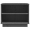 Stolik kawowy, szara, 90x49x40,5 cm, lite drewno sosnowe