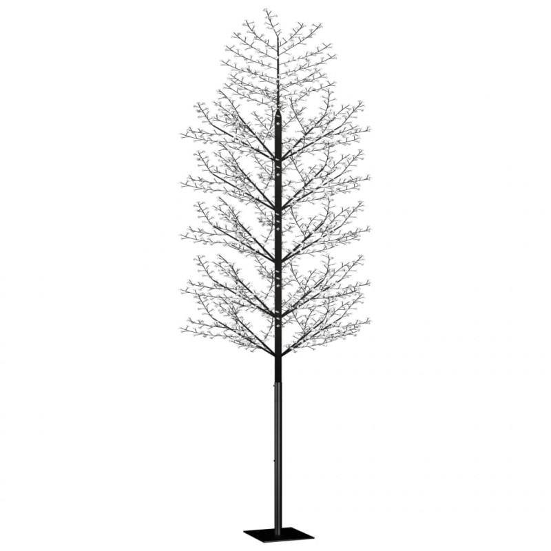 Drzewko z lampkami, 2000 LED, ciepły biały, kwiat wiśni, 500 cm