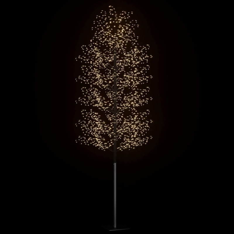 Drzewko z lampkami, 2000 LED, ciepły biały, kwiat wiśni, 500 cm