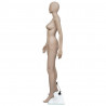 MANEKIN KOBIECY BEŻOWY SZKLANA PODSTAWA 175 CM SZEROKOŚĆ RAMION 40 CM OBRACANE RĘCE 360°