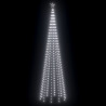 Choinka stożkowa, 752 lampki LED, zimne białe, 160x500 cm