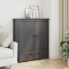 Szafka, szara, 83x41,5x100 cm, lite drewno sosnowe
