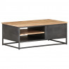 Stolik kawowy, 90x50x35, lite drewno akacjowe