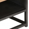 Stolik kawowy, 90x50x35, lite drewno akacjowe