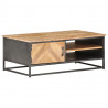 Stolik kawowy, 90x50x35, lite drewno akacjowe