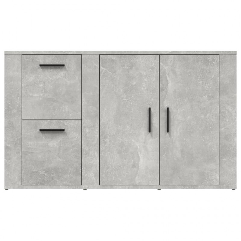 Szafka, szarość betonu, 100x33x59,5 cm, materiał drewnopochodny