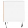 Szafka pod TV, biała, 100x34,5x44,5 cm, materiał drewnopochodny