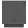Szafka pod telewizor, szara, 110x35x40,5cm, lite drewno sosnowe