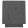 Szafka pod TV, szara, 70x34x40 cm, lite drewno sosnowe