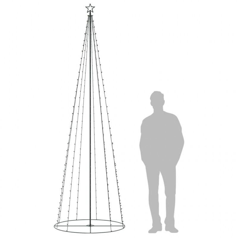 Ozdoba świąteczna w kształcie choinki, 330 LED, 100x300 cm