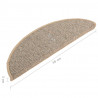 Nakładki na schody, 15 szt., brązowe, 56 x17 x 3 cm