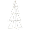 Ozdoba świąteczna LED w kształcie choinki, 360 LED, 143x250 cm
