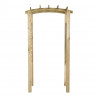 Pergola ogrodowa z kratką, 110x60x210 cm, drewno sosnowe
