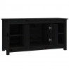 Szafka pod telewizor, czarna, 103x36,5x52 cm, drewno sosnowe