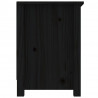 Szafka pod telewizor, czarna, 103x36,5x52 cm, drewno sosnowe