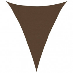 Żagiel przeciwsłoneczny, 160 g/m², brązowy, 3x4x4 m, HDPE