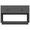 Szafka pod telewizor, szara, 90x40x60 cm, lite drewno sosnowe