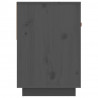 Szafka pod telewizor, szara, 90x40x60 cm, lite drewno sosnowe