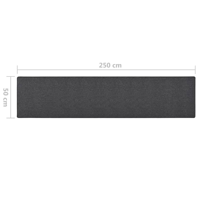 Dywanik, antracytowy, 50x250 cm