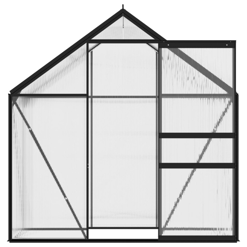 Szklarnia, antracytowa, aluminium, 1,33 m²