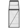 Szklarnia, antracytowa, aluminium, 1,33 m²