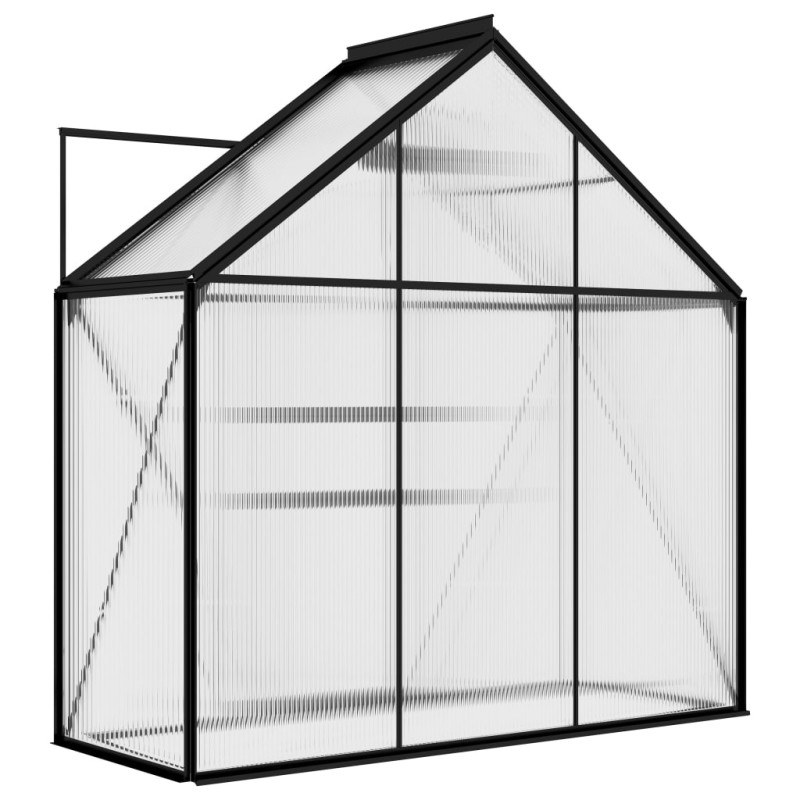 Szklarnia, antracytowa, aluminium, 1,33 m²