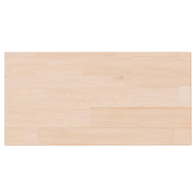 Półka, 40x20x1,5 cm, surowe lite drewno dębowe