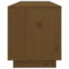 Szafka pod TV, miodowy brąz, 100x34x40 cm, lite drewno sosnowe