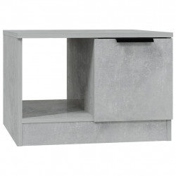 Stolik kawowy, betonowy, 50x50x36 cm, materiał drewnopochodny