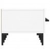 Szafka pod TV, biała, 150x36x30 cm, materiał drewnopochodny