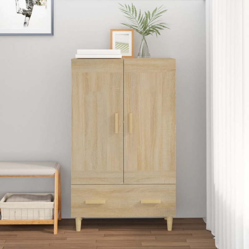 Wysoka szafka, dąb sonoma 70x31x115 cm, materiał drewnopochodny