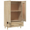 Wysoka szafka, dąb sonoma 70x31x115 cm, materiał drewnopochodny