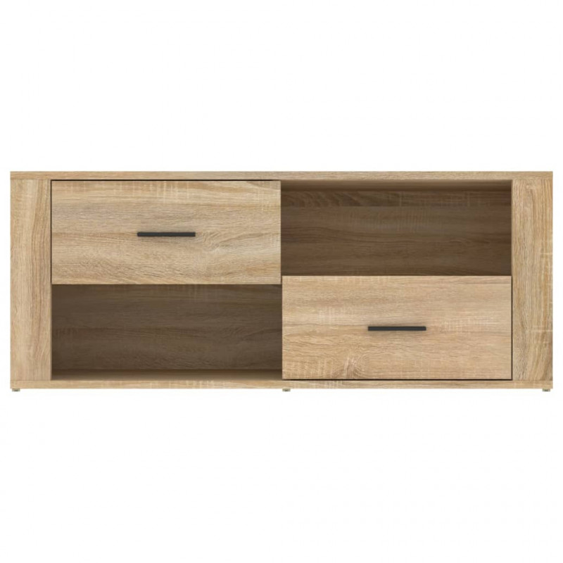 Szafka pod telewizor, dąb sonoma, 100x35x40 cm