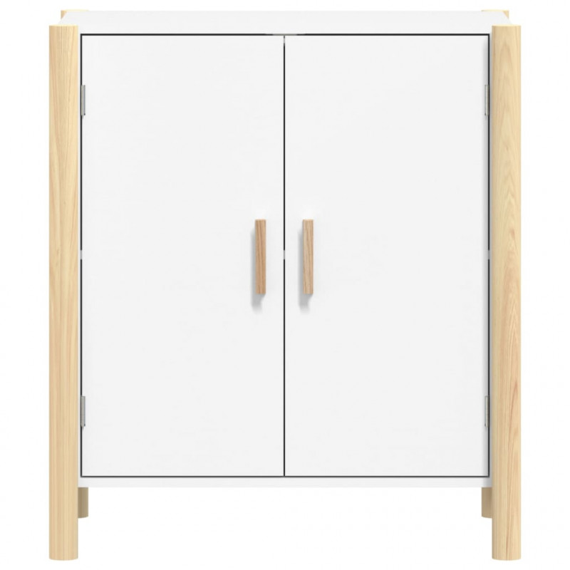 Szafka, biała, 62x38x70 cm, materiał drewnopochodny